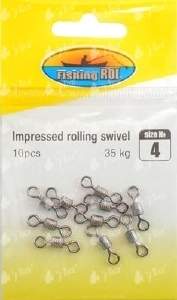 Вертлюжок Fishing ROI Impressed rolling swivel Фотографія